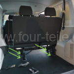Set Verstärkung für Sitzbefestigung 2er Sitzbank für VW T5-T6.1 LR